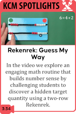 Using the Rekenrek: Guess My Way